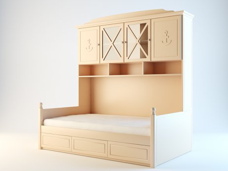 Детская кровать & Радуга& из модульной детской серии для детской 160x120 - 400x400 vasha