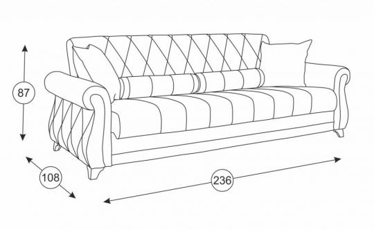 Роуз диван-кровать ТК 116-1