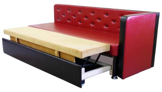 Кухонный диван Престиж с боковой стенкой-1