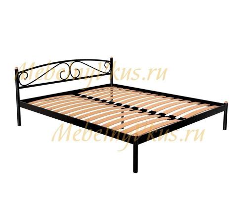 Двуспальная металлическая кровать Optima (Оптима) с орт. основанием-1