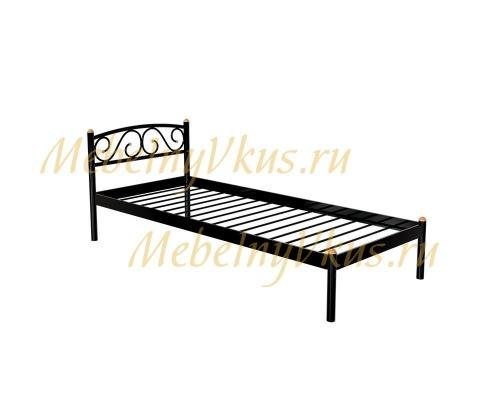 Односпальная металлическая кровать Optima (Оптима) с орт. основанием-1