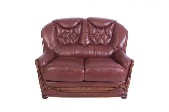 Кожаный диван Maria двухместный-2
