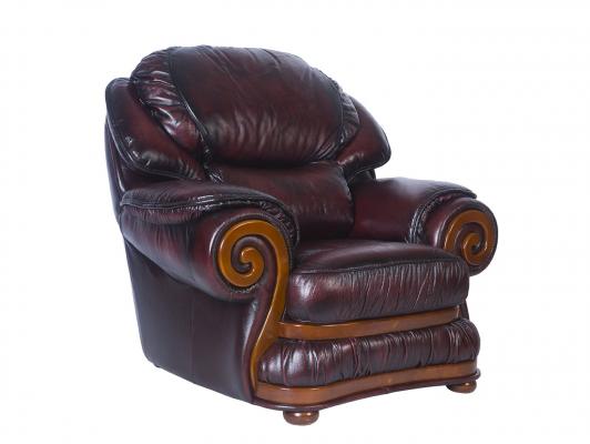Кожаное кресло Swirl-3