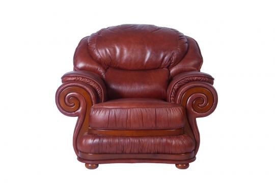 Кожаное кресло Swirl-6