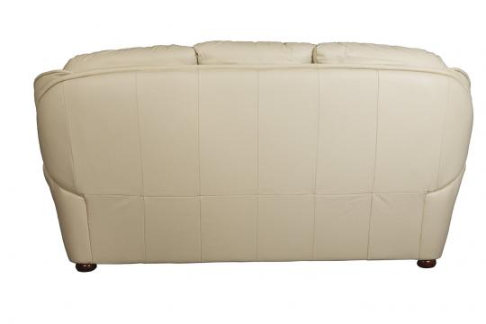 Кожаный диван Swirl трехместный-1