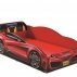 Кровать-машина Spyder красная Carbed 1304-1