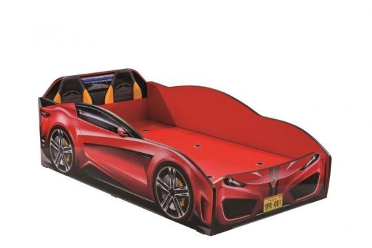 Кровать-машина Spyder красная Carbed 1304-1