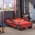 Кровать-машина Spyder красная Carbed 1304-2