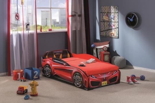 Кровать-машина Spyder красная Carbed 1304-2