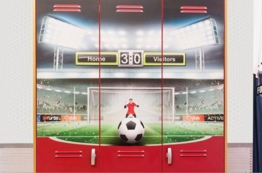 Шкаф трехдверный Football 1002.01-4