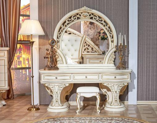 Спальня Латифа (крем) с 6-ти дверным шкафом-16