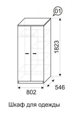 Шкаф для одежды Принцесса 1-1
