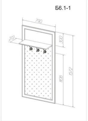 Вешалка Б 6.1-1-2
