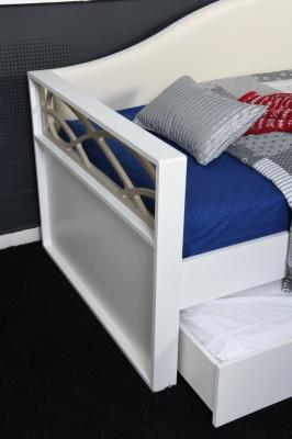 Саманта СМ3а Кровать-диван 900 (Дуб Седан), б/матраса-2