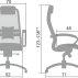 Эргономичное кресло Samurai S-1.03 серое-2