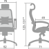 Эргономичное кресло  SAMURAI S-2.03 темно-коричневый-1
