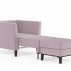 Кресло-кровать Неаполь розовый-5