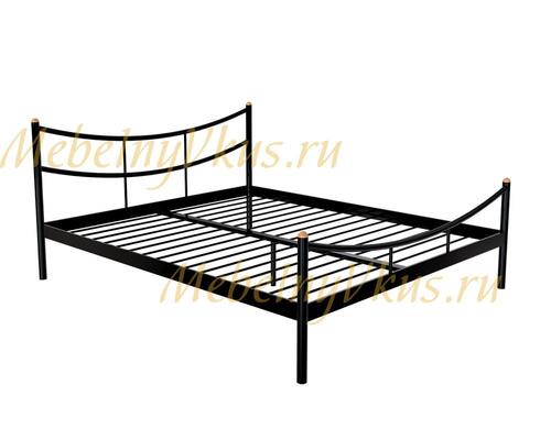 Двуспальная металлическая (без ортопедического основания) кровать BRIO (БРИО)-2