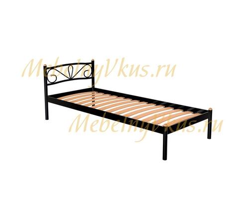 Односпальная металлическая (с ортопедическим основанием) кровать NEO (НЕО)-1