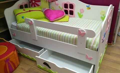 Детская кровать «Полянка»-1