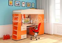 Кровать-чердак Легенда-1 со столом