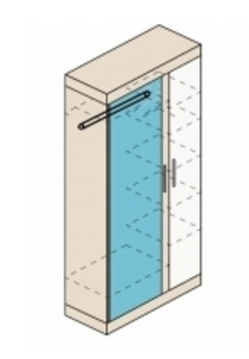 Шкаф для одежды Н1 Ника-1