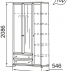 Шкаф для одежды 3-х дверный 18Р Ника-Люкс