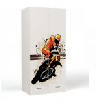 Шкаф 2-х дверный EX-1007 Extreme Moto