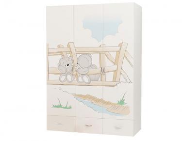 Шкаф 3-х дверный BR-1008 Bears 