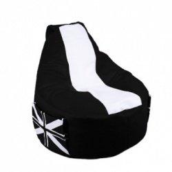 Кресло мешок Comfort Britain Black edition (экокожа)