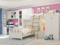 Подростковая комната Итальянские Мотивы 5 белый рамух