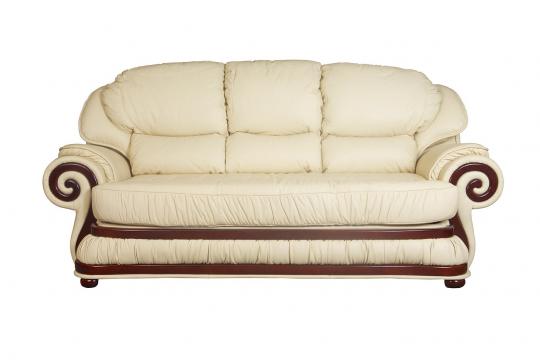 Кожаный диван Swirl трехместный