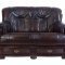 Кожаный диван Oakman двухместный (Без механизма трансформации - Натуральная кожа)