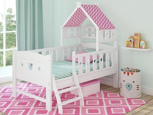 Кровать Dommy White/Pink