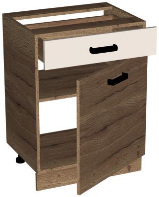 Стол СЯД-60 с ящиками и дверью (без столешницы) Адель