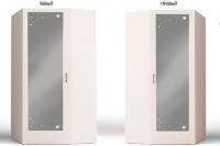 Шкаф угловой Princess белый PR-1043/розовый PR-1043-P