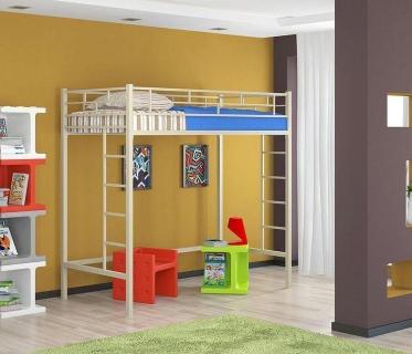 Кровать-чердак Амстердам-2 слоновая кость