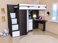 Кровать-чердак Golden Kids 6 (корпус венге)