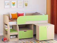 Кровать-чердак Астра 9/9 салатовый
