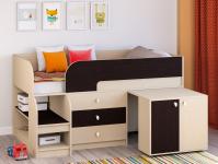 Кровать-чердак Астра 9/7 венге