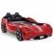 Кровать-машина GTS красная Carbed 1350