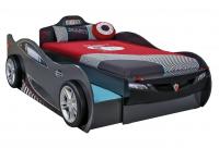 Кровать-машина Coupe c выдвижной кроватью черная (90х190/90х180) Carbed 1313