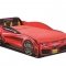 Кровать-машина Spyder красная Carbed 1304