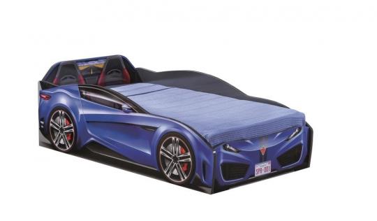Кровать-машина Spyder синяя Carbed 1307