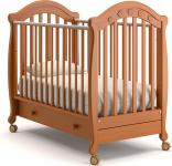 Детская кроватка на колесах Джозеппе (вишня)