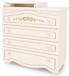 Комод пеленальный Сильвия люкс плюс (выбеленный бук)