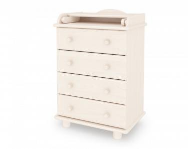 Комод пеленальный Аистенок мини (выбеленный бук)