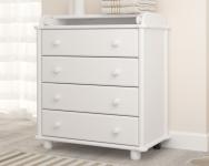 Комод пеленальный Иришка (белый)