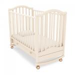 Детская кроватка-качалка Лейла (слоновая кость)
