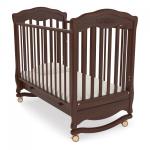 Детская кроватка-качалка Шарлотта (орех)